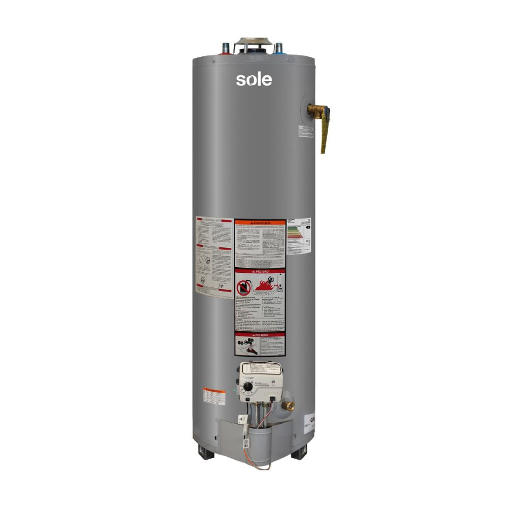 Termotanque a Gas Sole GLP Acumulación Tipo B 145L Plata