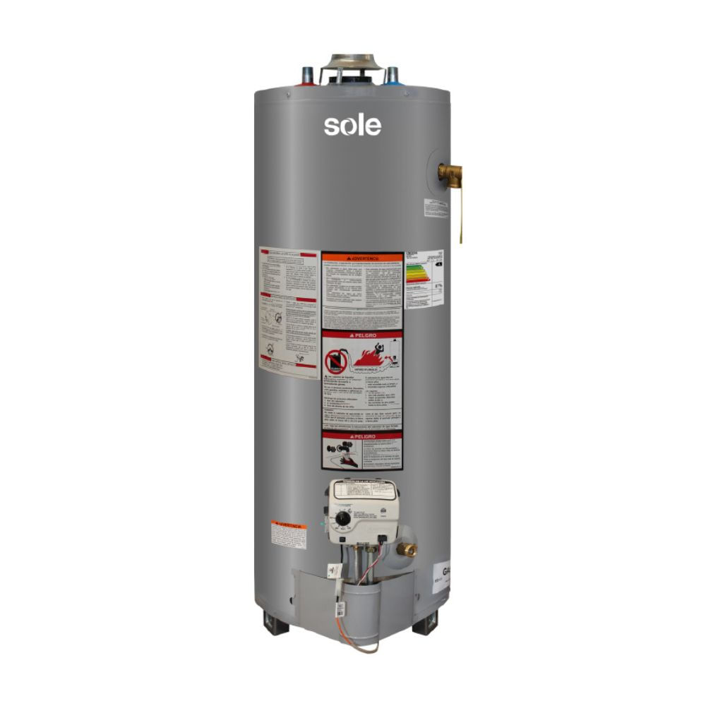 Termotanque a Gas Sole GN Acumulación Tipo B 180L + Accesorios