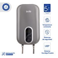 Rapiducha Eléctrica Sole Prime 5500W Gris
