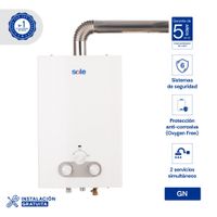 Terma a Gas Sole Tiro Forzado GN 10L + Accesorios