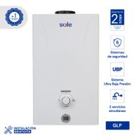 Terma a Gas Sole Control Total GLP 10L + Accesorios