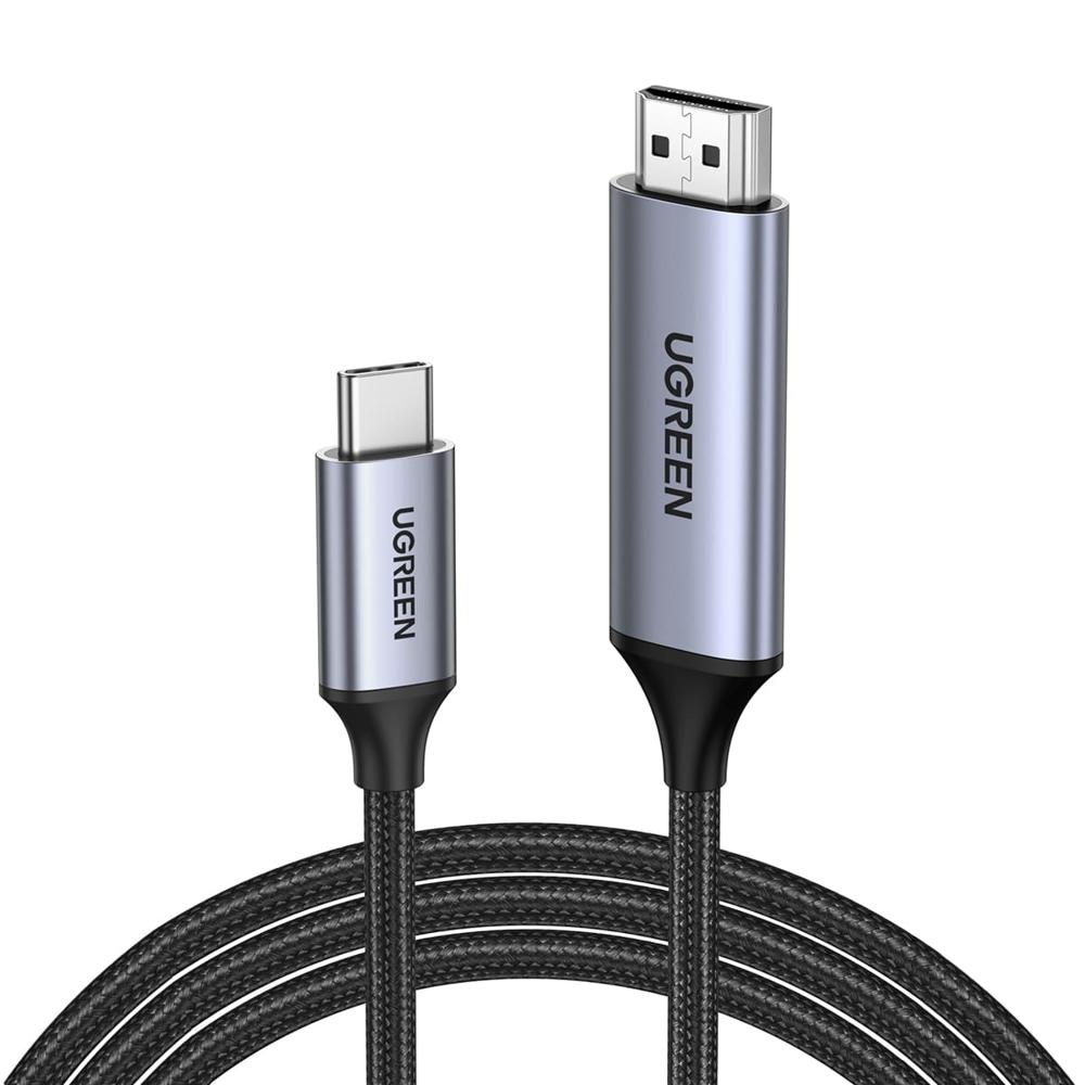 Cable Usb C A Hdmi 4K UGREEN MM142 Trenzado 1.5?m Tipo C 3.1