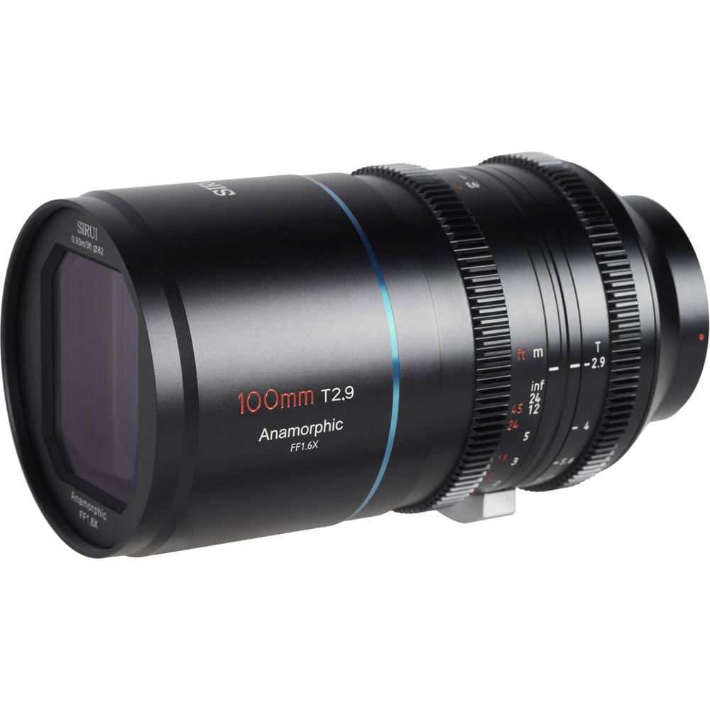 Sirui 100mm T2.9 1.6x Lente Anamórfica para Montura E - Cobertura Full-Frame, Bokeh Ovala