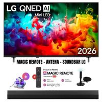 Televisor Smart TV LG 65'' QNED UHD 4K 65QNED65BSA Mini LED 2026 - Ant - Magic - Soundbar LG