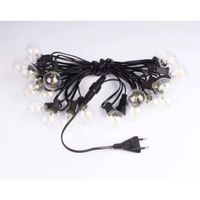 Guirnalda 25 Luces LED Con Electricidad Cable 7.5M Vintage Decorativas Exterior Interior AJ440489