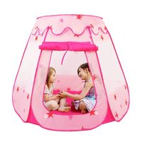 Carpa de Juego Castillo Princesa pop Up Rosado 114 x 92 x 64 cm