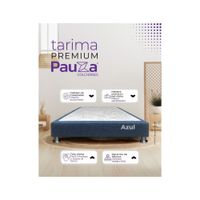 BASE BOX TARIMA PAUZA QUEEN AZUL