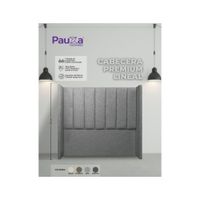 CABECERA PAUZA PREMIUM LINEAL KING MARRON