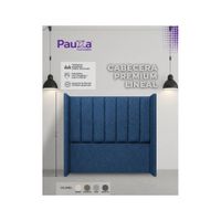 CABECERA PAUZA PREMIUM LINEAL 2 PLZ AZUL