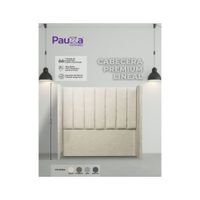 CABECERA PAUZA PREMIUM LINEAL 2 PLZ BEIGE