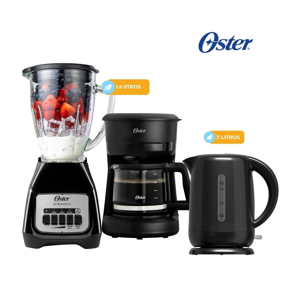 Combo Licuadora BLSTKAGBPB - Hervidor 1.7 LT - Cafetera 5 tazas