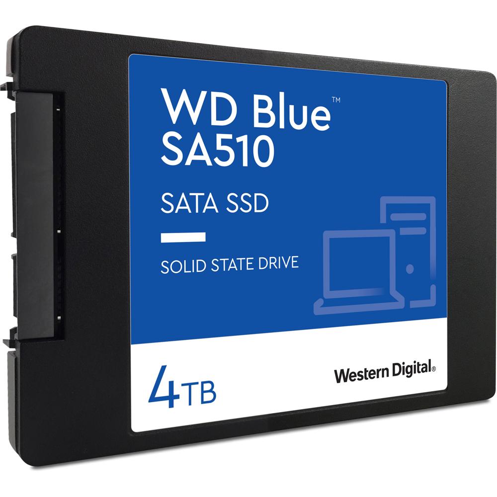WD Blue SA510 4TB SATA III 2.5"" SSD - Hasta 560 MB/s Lectura, 520 MB/s Escritura
