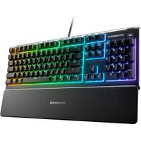 TECLADO ALÁMBRICO APEX 3 STEELSERIES | NEGRO