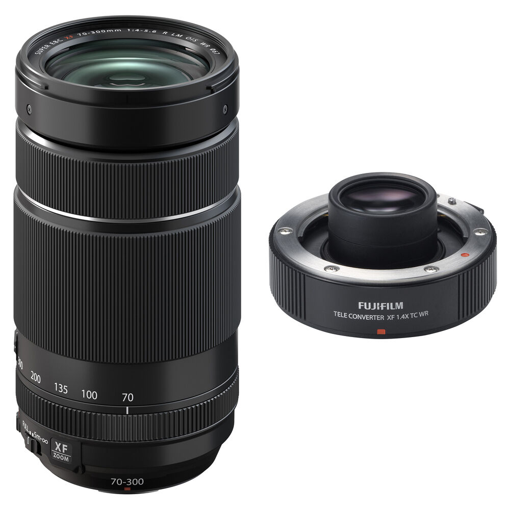 FUJIFILM Lente 70-300mm f/4-5.6 R LM OIS WR con Teleconvertidor 1.4x