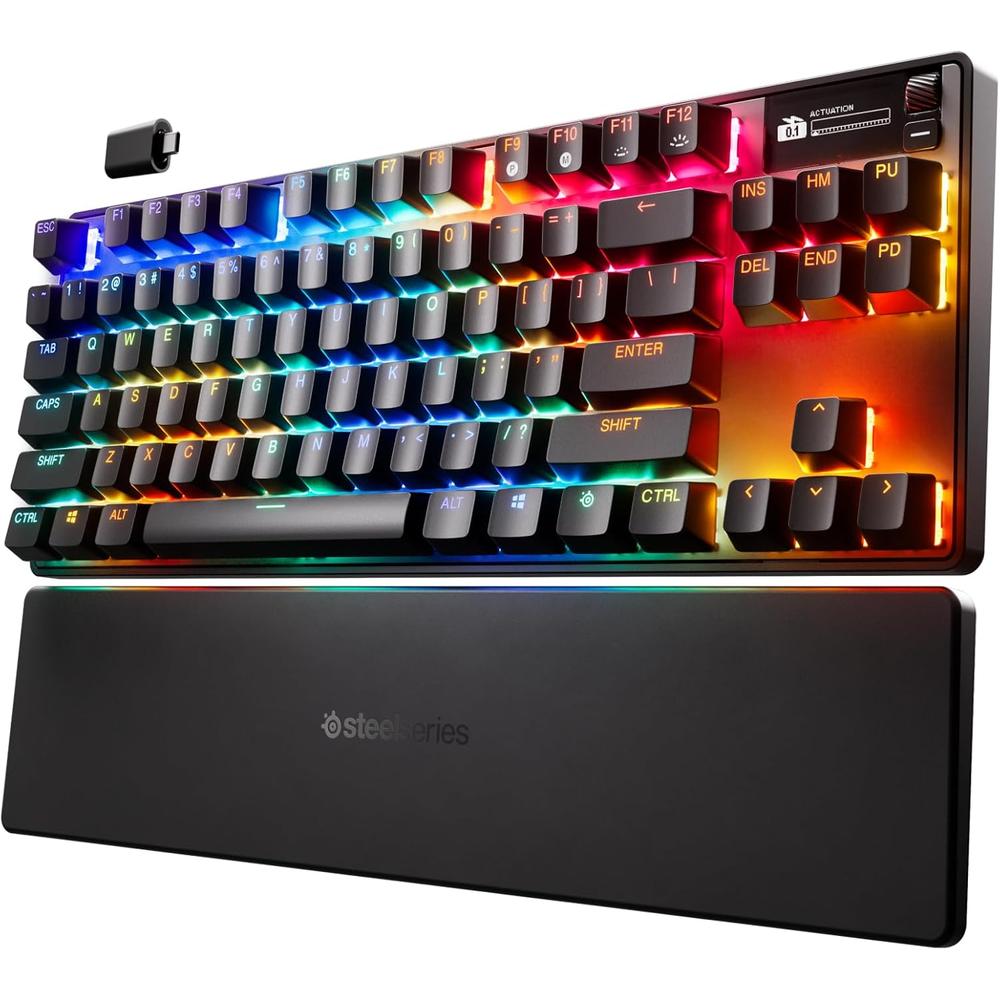 TECLADO INALÁMBRICO MECÁNICO APEX PRO TKL GEN 3 WRIST REST STEELSERIES | RGB