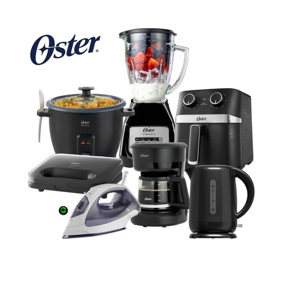 Combo Licuadora - Arrocera 1.8 LT - Freidora 4L - Cafetera - Sandwichera - Hervidor 1.7Lt - Plancha