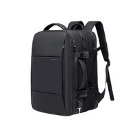 Mochila Expandible Viajera Cabinera Compartimiento Laptop Negro