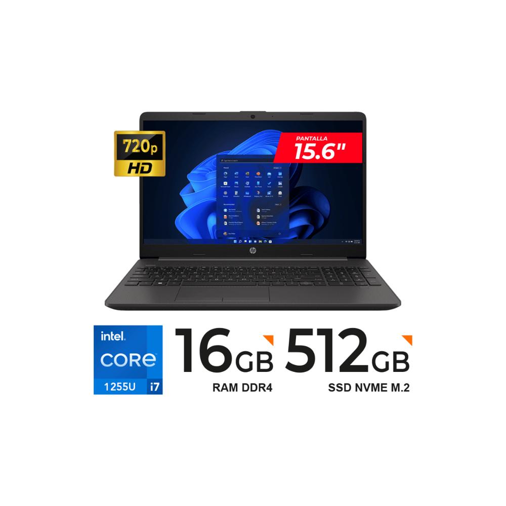 Laptop HP 250 G9 15.6 LCD LED HD SVA Core i7  1255U 16GB DDR4  512GB Intel UHD Graphics