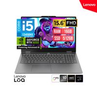 LAPTOP GAMER LENOVO LOQ 15IRX11Core I5  13450HX  15 6 FHD  16GB DDR5 512GB SSD GEFORCE RTX 5050 8GB