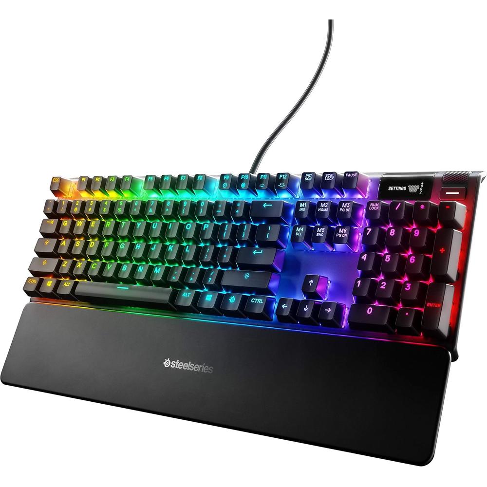 TECLADO ALÁMBRICO MECÁNICO APEX 7 STEELSERIES | SWITCH AZUL