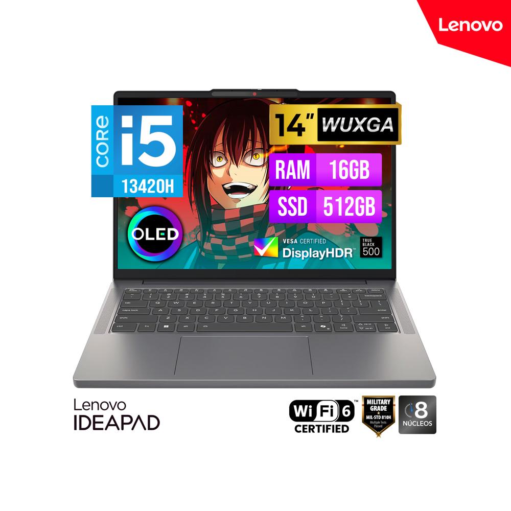 LAPTOP LENOVO IDEAPAD SLIM 3 14IRH10 14   WUXGA OLED i5 13420H 16GB 512GB