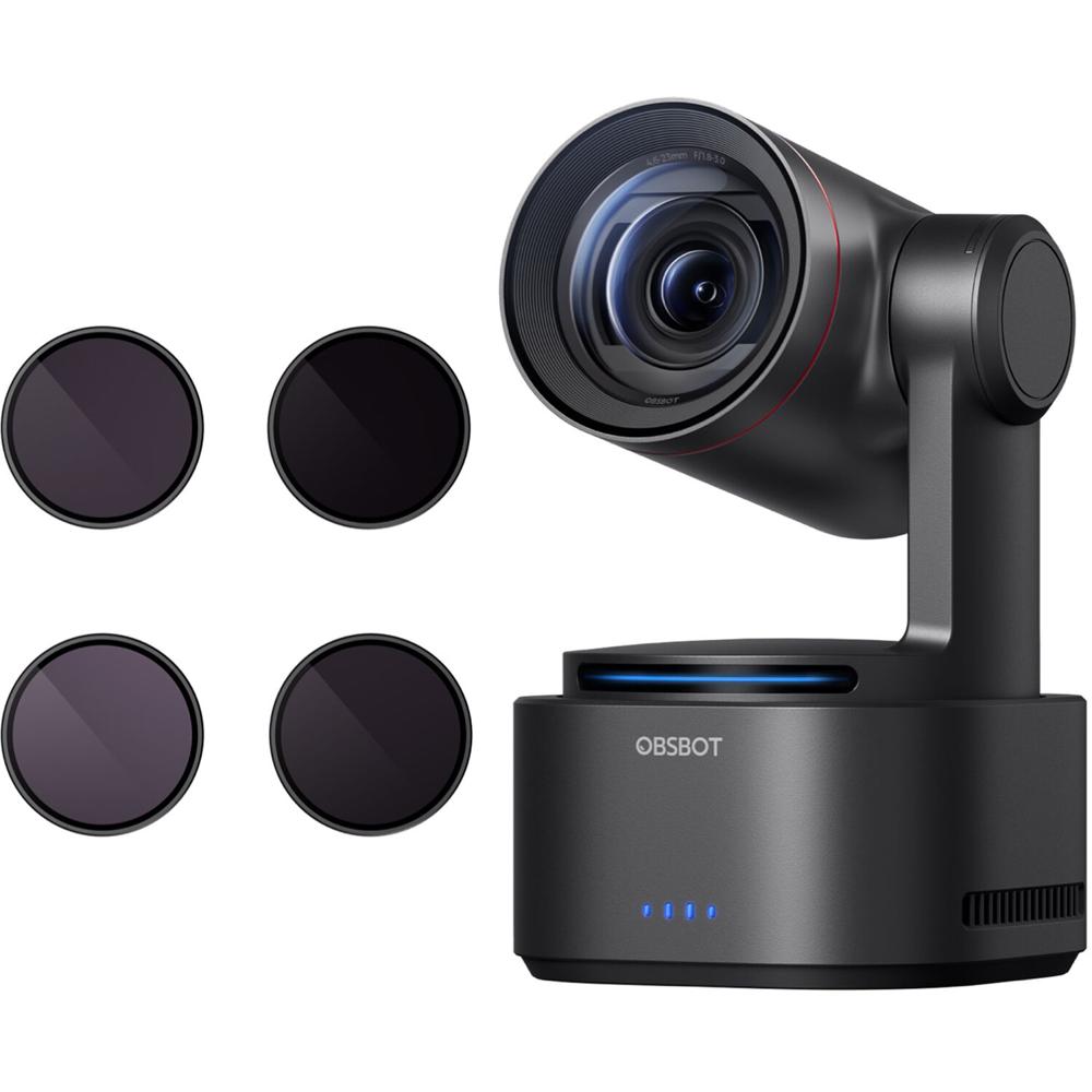 OBSBOT Tail 2 Cámara PTZ 4K con Filtros ND y Seguimiento AI