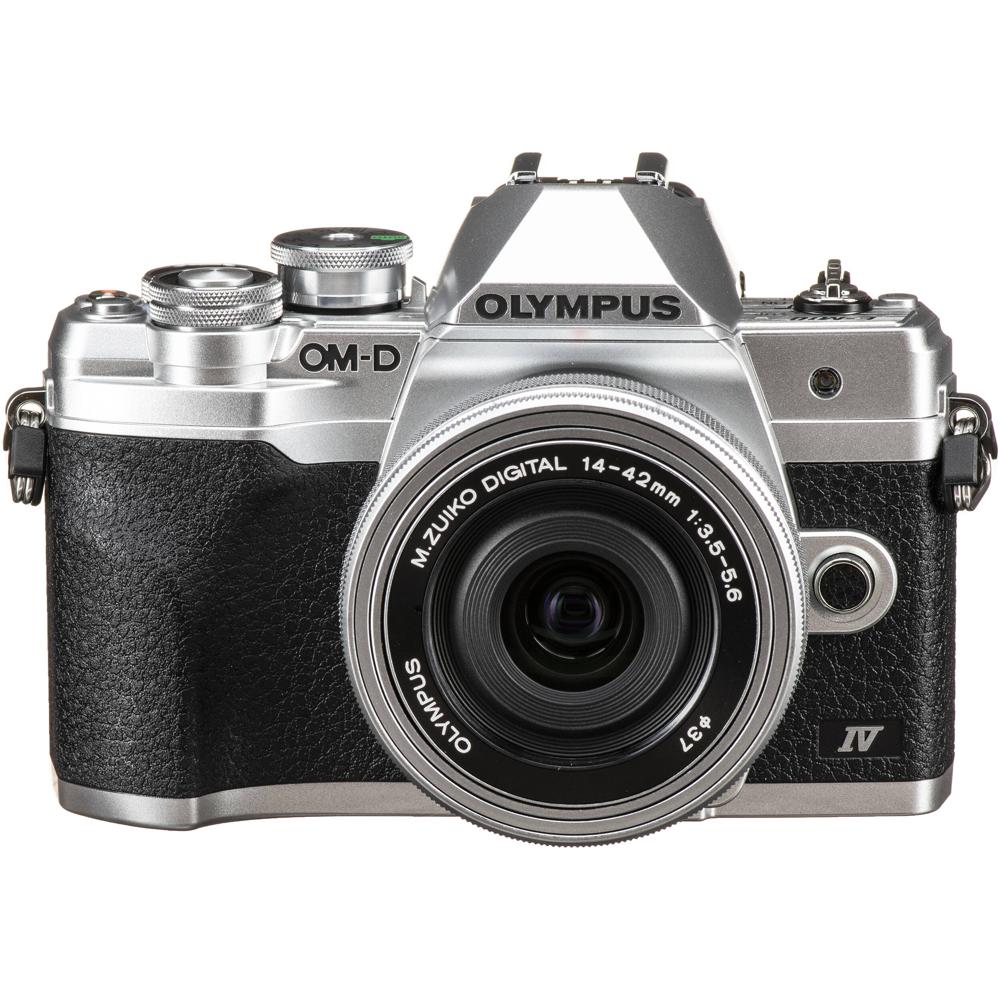 Olympus OM-D E-M10 Mark IV Cámara Mirrorless con Lente M.Zuiko 14-42mm EZ, 20.3MP, UHD 4K