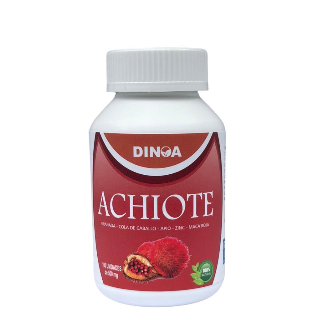 Achiote Dinoa Cápsulas 100 -Apoyo a la Salud Urinaria