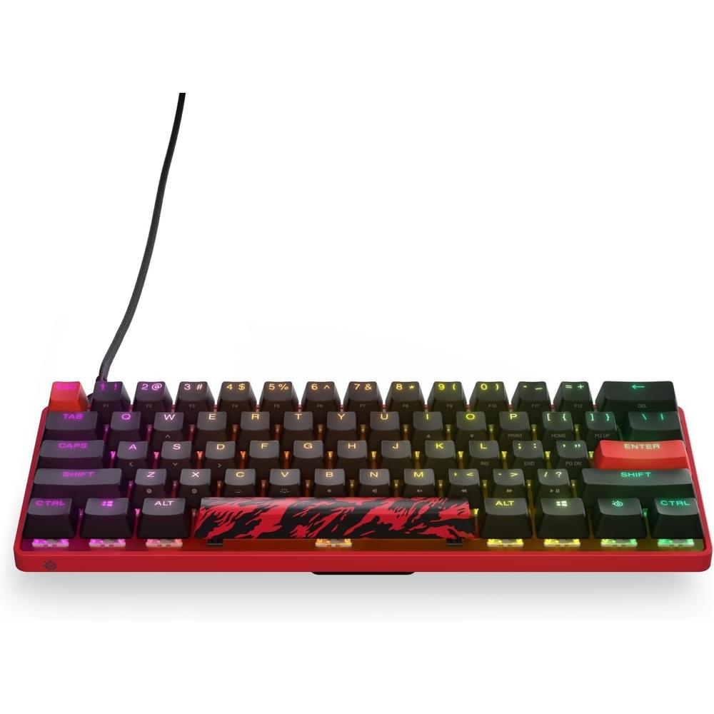 (REACONDICIONADO) TECLADO ALÁMBRICO MECÁNICO APEX 9 MINI FAZE CLAN EDITION STEELSERIES | ROJO