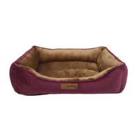 Cama Puff Milou Dentitoy Comfort Guinda Talla L
