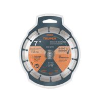Disco de diamante de 7INCH x 2.5 mm rin segmentado TRUPER 11580
