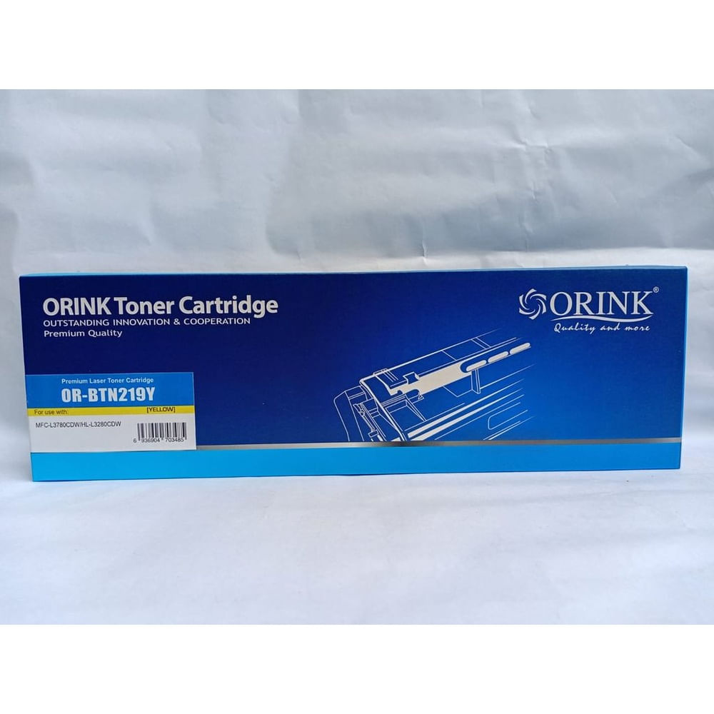 Tóner Compatible Orink BTN 219 YE para Brother Alto Rendimiento