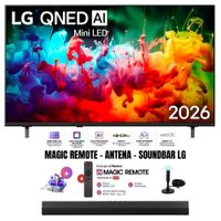Televisor Smart TV LG 55'' MINILED QNED UHD 4K 55QNED65BSA 2026 - Ant - Magic - Soundbar LG