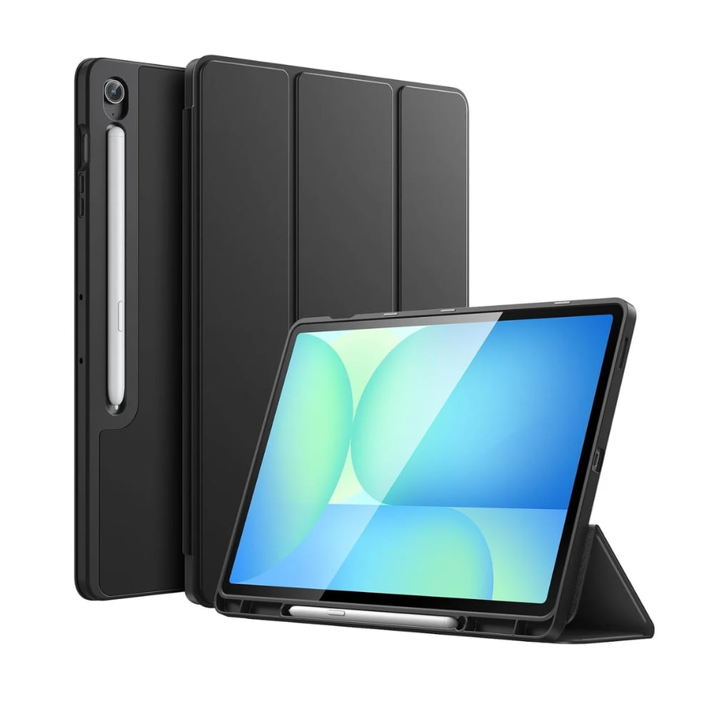 Case Protector Folio Cover Porta Pencil Samsung Tab S10 FE - Negro