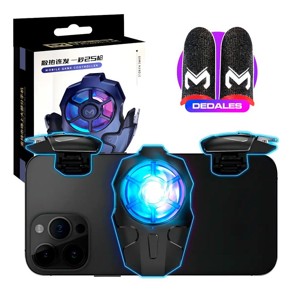Kit Gatillo Cooler Memo Ak03 Para Celular L1 R1 y 2 Dedales