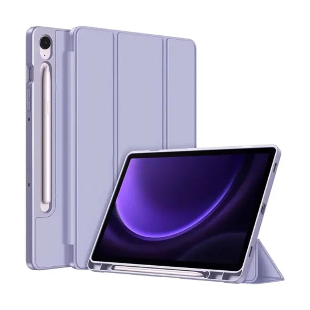 Case Protector Folio Cover Porta Pencil Samsung Tab S10 FE - Lila