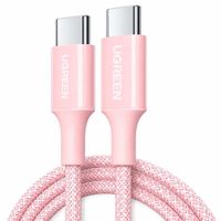 Cable Ugreen USB-C a USB-C PD 100W Carga Rápida 1 M Rosado L509