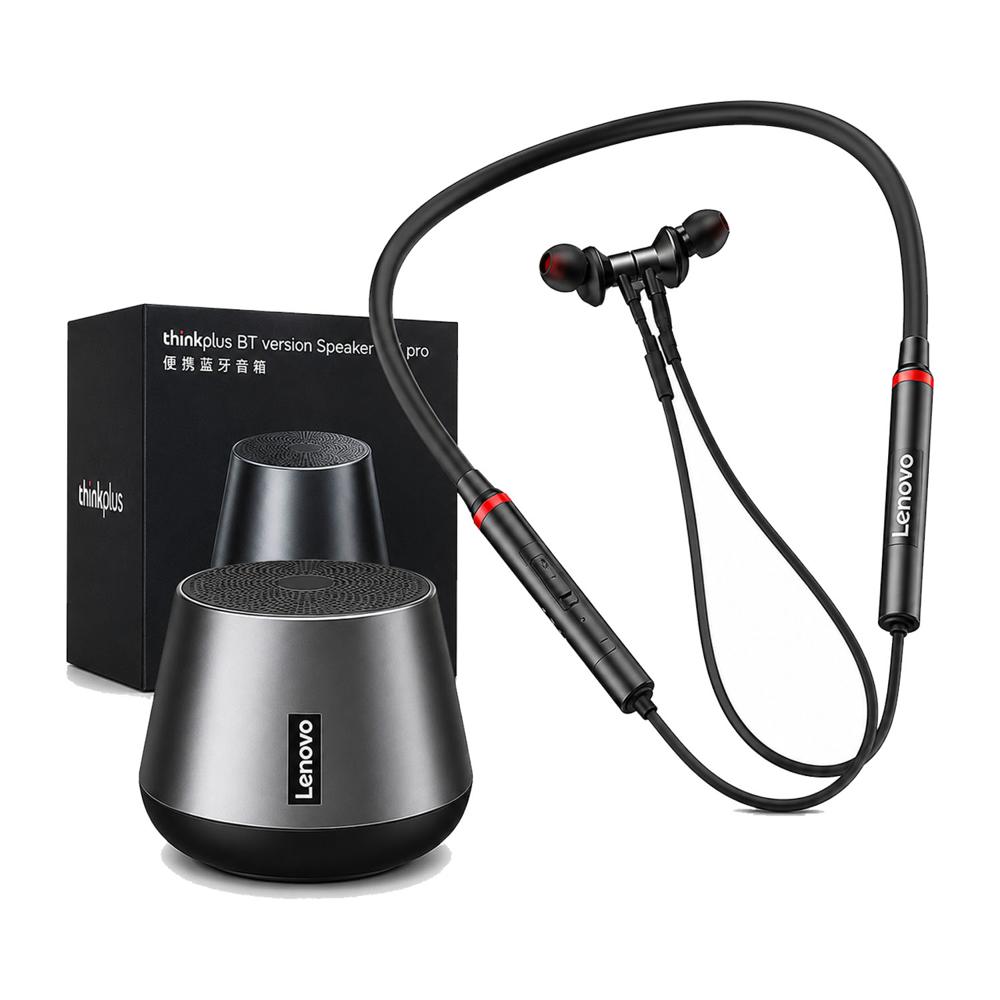 Combo Lenovo HE05X Negro + Parlante Bluetooth Lenovo K3 Pro
