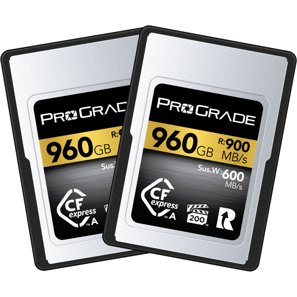 ProGrade Digital Tarjeta de Memoria CFexpress 2.0 Type A Gold 960GB - 2-Pack, Velocidades