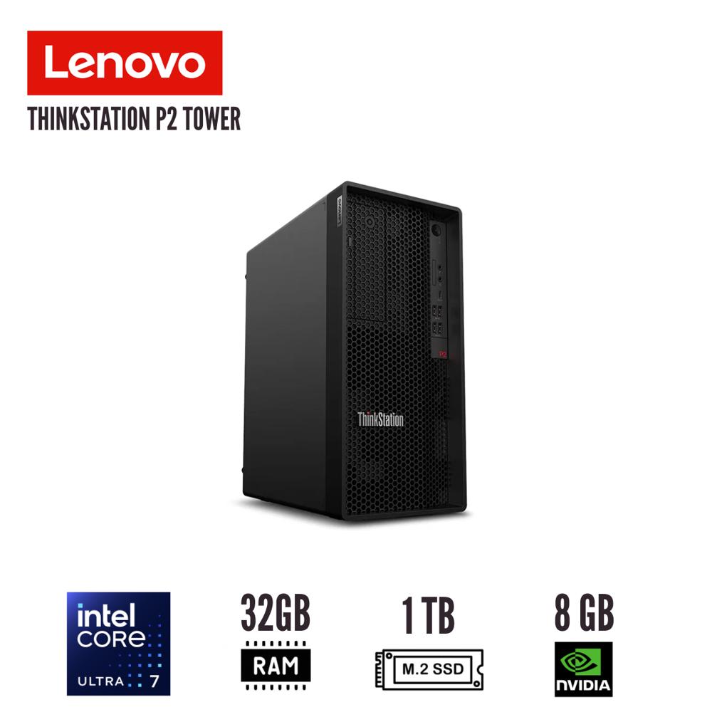 LENOVO THINKSTATION P2 TOWER CORE ULTRA 7 265K 32GB RAM  1TB WIN 11