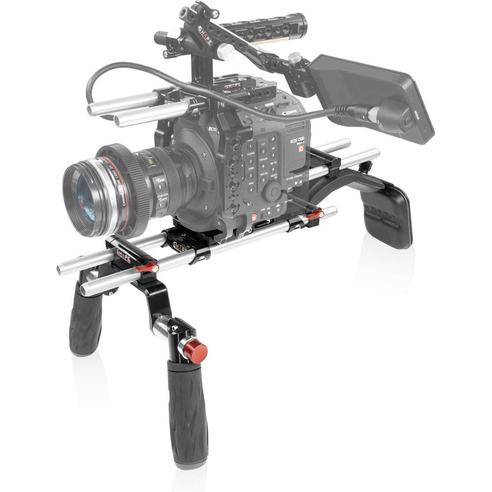 SHAPE Offset Rig C500 Mark II y C300 Mark III con Baseplate 15mm y Ajuste de Manija