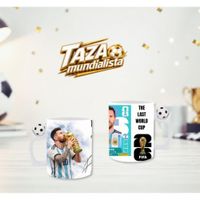 TAZA PERSONALIZADA MUNDIAL DEL FUTBOL, REGALO DIA DEL PADRE, 11 OZ