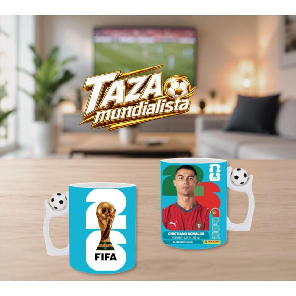 TAZA PERSONALIZADA MUNDIAL DEL FUTBOL, REGALO DIA DEL PADRE, 11 OZ