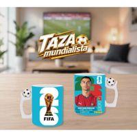 TAZA MUNDIAL DEL FUTBOL, DIA DEL PADRE, 11 OZ, CR7