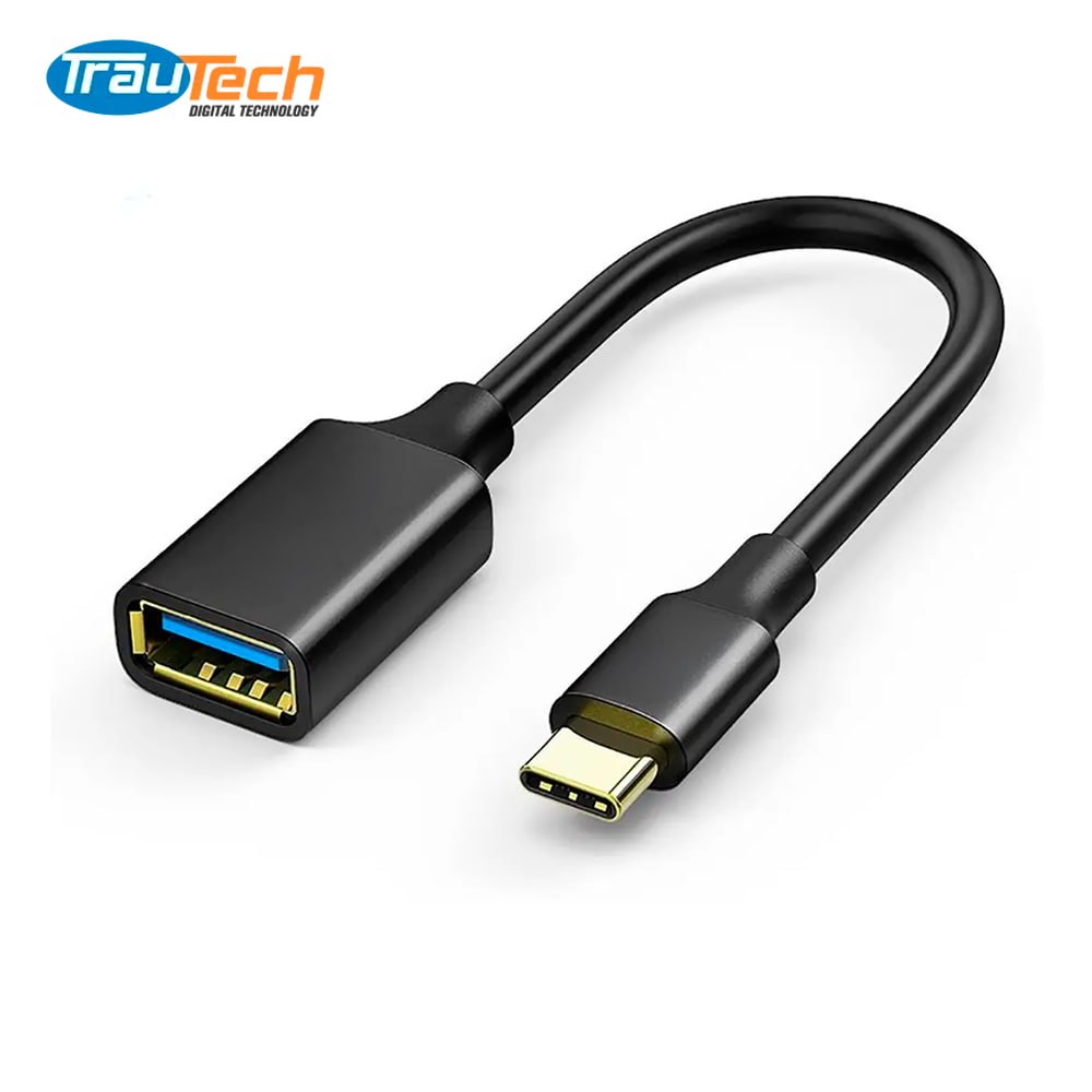 Cable Adaptador OTG USB Tipo-C a USB 3.0 5Gbps TRAUTECH
