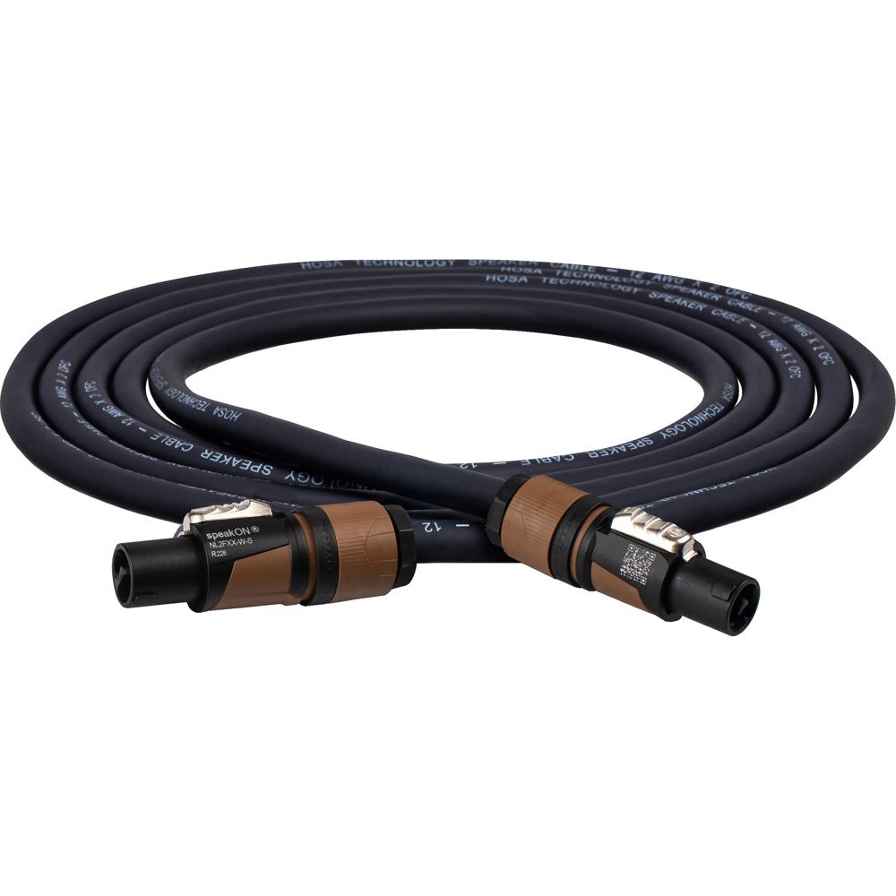 Hosa Technology Cable de Altavoz SKT-200 12 AWG 100' con Conectores Speakon