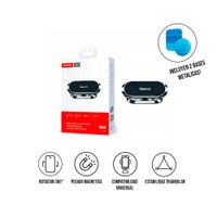 SOPORTE AUTO MAGNÉTICO TRANYOO T-Z7 360 METAL NEGRO