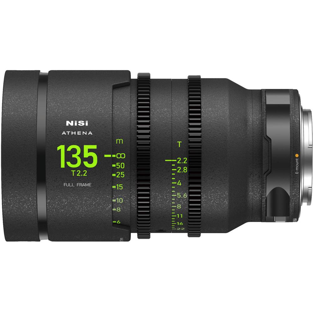 NiSi ATHENA PRIME 135mm T2.2 Lente Full-Frame para Montura Sony E con Filtro Drop-In