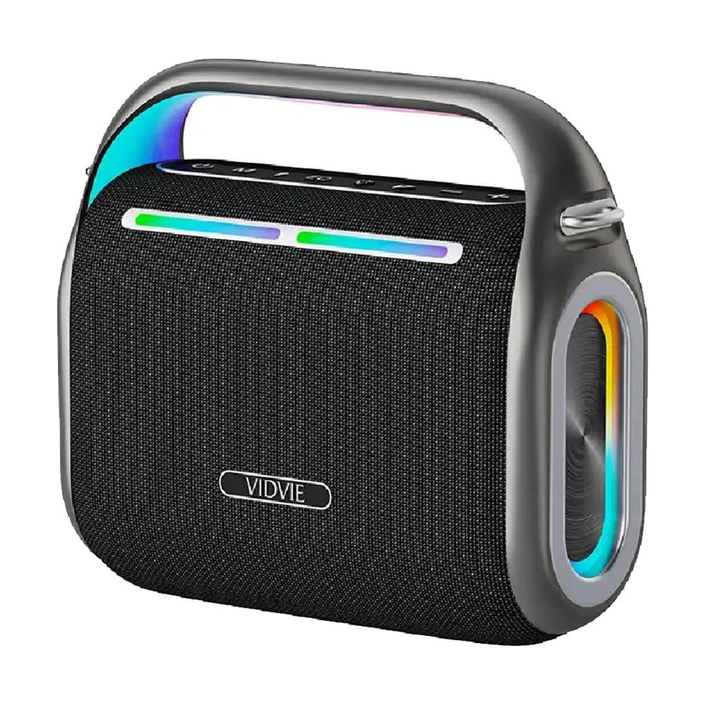 Parlante Karaoke Portátil Vidvie XL-SP922 150W Negro con 2 Micrófonos