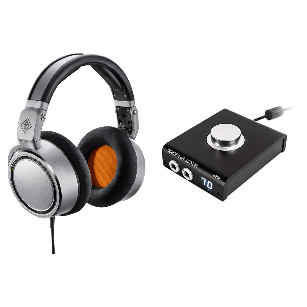 Neumann NDH 20 Auriculares de Estudio Cerrados con Amplificador Grace Design M900
